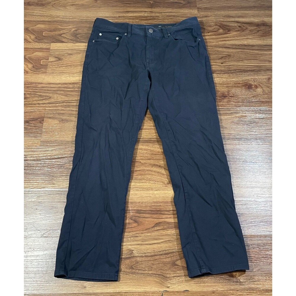 J Hilburn Pants Mens W33 JCrockett Blue 5 Pocket Casual Work Straight Leg Cotton